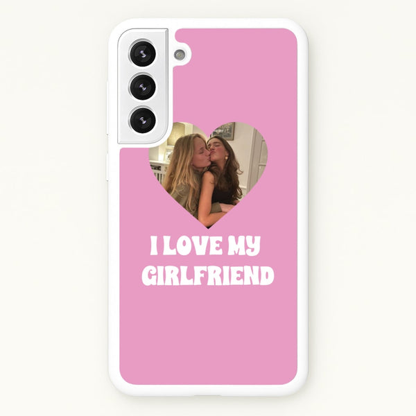 I Love My Girlfriend - Personalised Couples  - Personalised Valentine's Day Phone Case for Galaxy S22 Plus