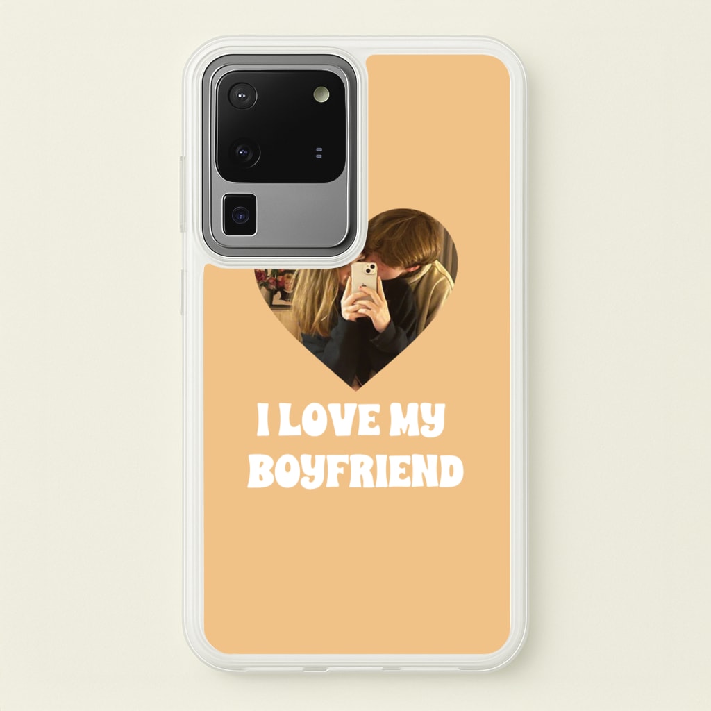I Love My Boyfriend - Personalised Couples  - Personalised Valentine's Day Phone Case for Galaxy S20 Ultra