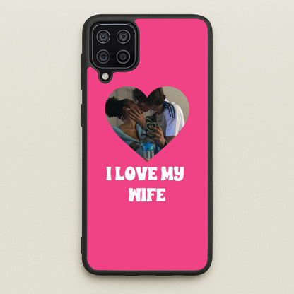 I Love My Wife - Personalised Couples  - Personalised Valentine's Day Phone Case for Galaxy A12
