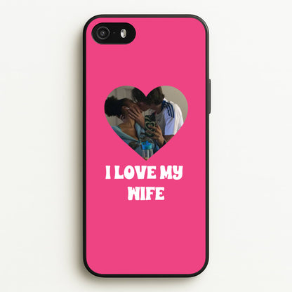 I Love My Wife - Personalised Couples  - Personalised Valentine's Day Phone Case for iPhone 5 / 5s / SE 2016