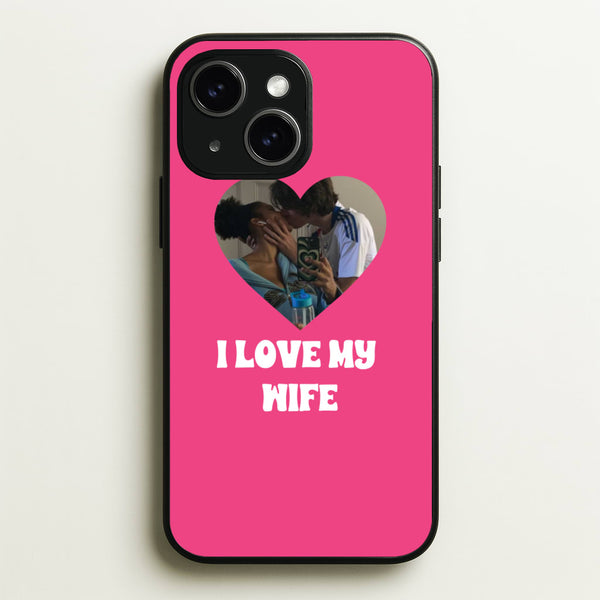 I Love My Wife - Personalised Couples  - Personalised Valentine's Day Phone Case for iPhone 15
