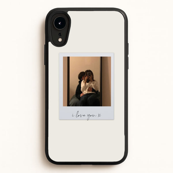I Love You Polaroid - Personalised Couples  - Personalised Valentine's Day Phone Case for iPhone XR