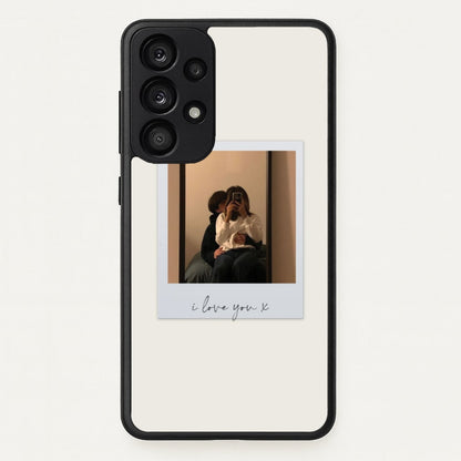 I Love You Polaroid - Personalised Couples  - Personalised Valentine's Day Phone Case for Galaxy A53