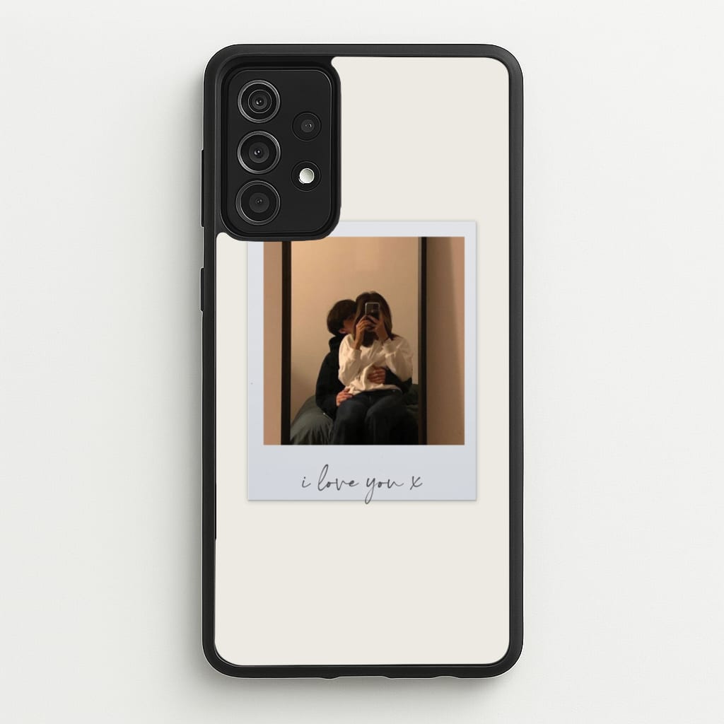 I Love You Polaroid - Personalised Couples  - Personalised Valentine's Day Phone Case for Galaxy A52 / A52s