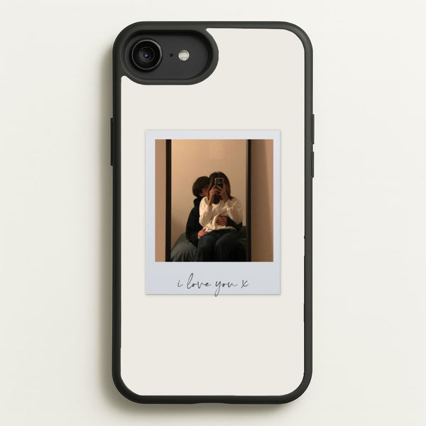 I Love You Polaroid - Personalised Couples  - Personalised Valentine's Day Phone Case for iPhone 6 Plus / 7 Plus / 8 Plus