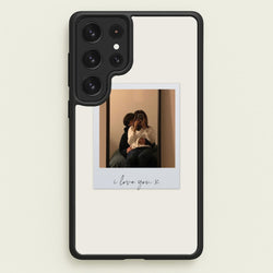 I Love You Polaroid - Personalised Couples  - Personalised Valentine's Day Phone Case for Galaxy S22 Ultra