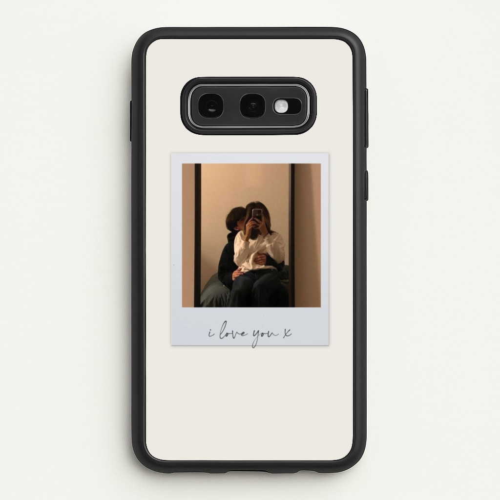 I Love You Polaroid - Personalised Couples  - Personalised Valentine's Day Phone Case for Galaxy S10e