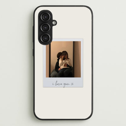 I Love You Polaroid - Personalised Couples  - Personalised Valentine's Day Phone Case for Galaxy S23FE