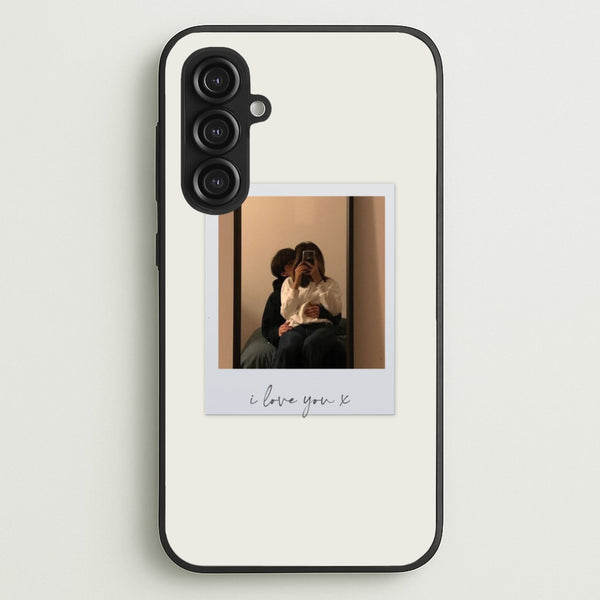 I Love You Polaroid - Personalised Couples  - Personalised Valentine's Day Phone Case for Galaxy S23FE