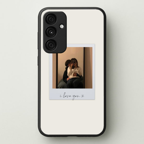 I Love You Polaroid - Personalised Couples  - Personalised Valentine's Day Phone Case for Galaxy A15
