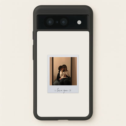 I Love You Polaroid - Personalised Couples  - Personalised Valentine's Day Phone Case for Google Pixel 8
