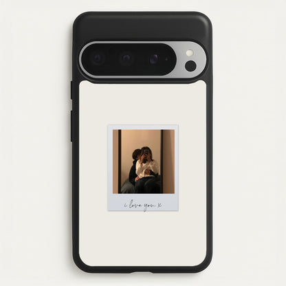 I Love You Polaroid - Personalised Couples  - Personalised Valentine's Day Phone Case for Google Pixel 9 Pro XL