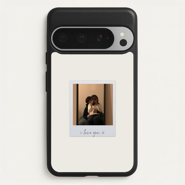 I Love You Polaroid - Personalised Couples  - Personalised Valentine's Day Phone Case for Google Pixel 9 Pro XL