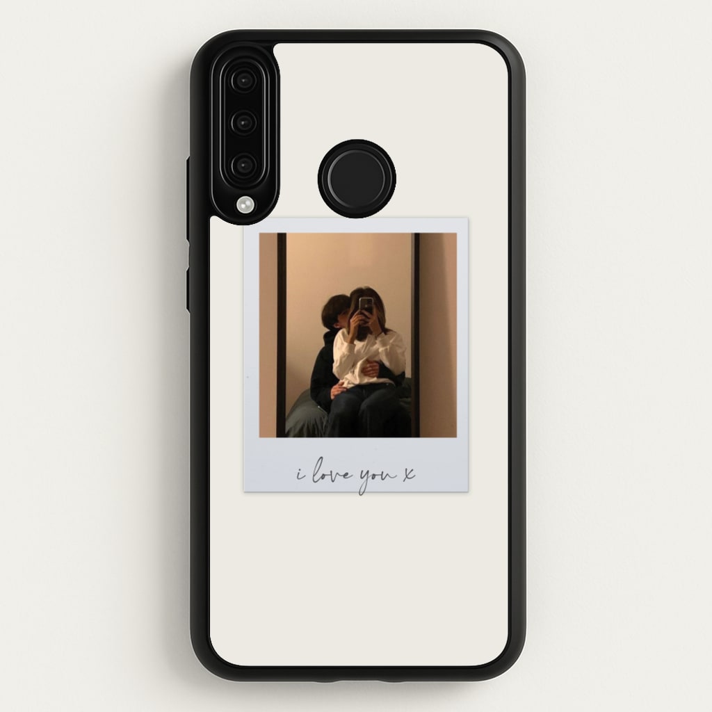 I Love You Polaroid - Personalised Couples  - Personalised Valentine's Day Phone Case for Huawei P30 Lite