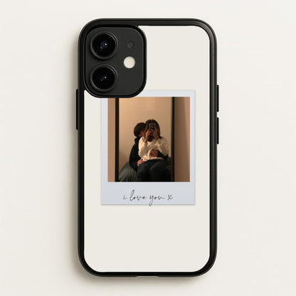 I Love You Polaroid - Personalised Couples  - Personalised Valentine's Day Phone Case for iPhone 12 / 12 Pro