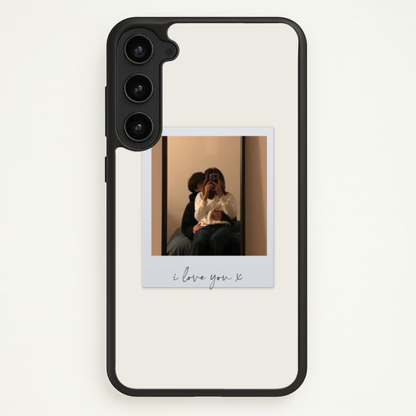 I Love You Polaroid - Personalised Couples  - Personalised Valentine's Day Phone Case for Galaxy S23 Plus