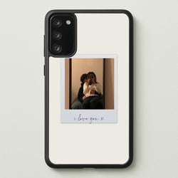 I Love You Polaroid - Personalised Couples  - Personalised Valentine's Day Phone Case for Galaxy S20
