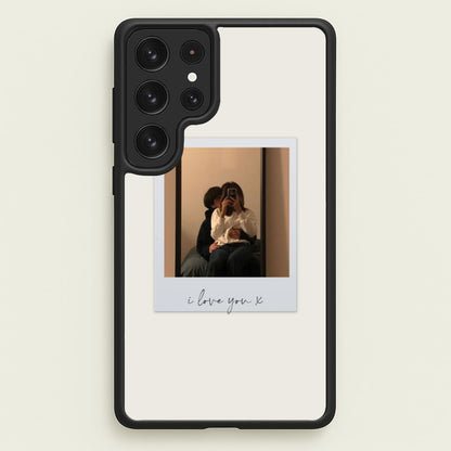 I Love You Polaroid - Personalised Couples  - Personalised Valentine's Day Phone Case for Galaxy S23 Ultra