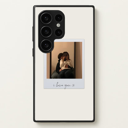 I Love You Polaroid - Personalised Couples  - Personalised Valentine's Day Phone Case for Galaxy S24 Ultra