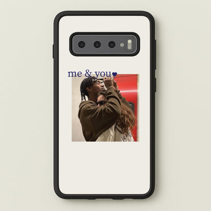 Me And You - Personalised Couples  - Personalised Valentine's Day Phone Case for Galaxy S10 Plus