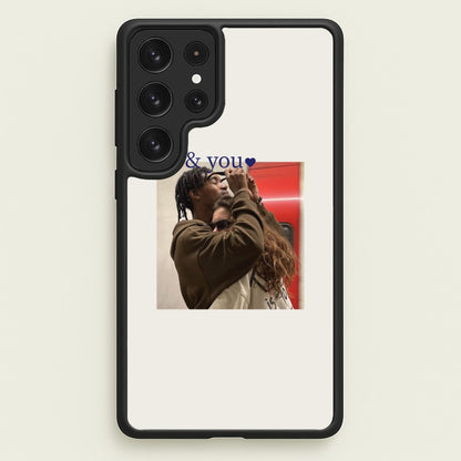 Me And You - Personalised Couples  - Personalised Valentine's Day Phone Case for Galaxy S22 Ultra