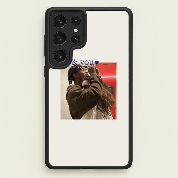 Me And You - Personalised Couples  - Personalised Valentine's Day Phone Case for Galaxy S22 Ultra