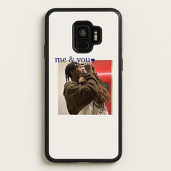 Me And You - Personalised Couples  - Personalised Valentine's Day Phone Case for Galaxy S9