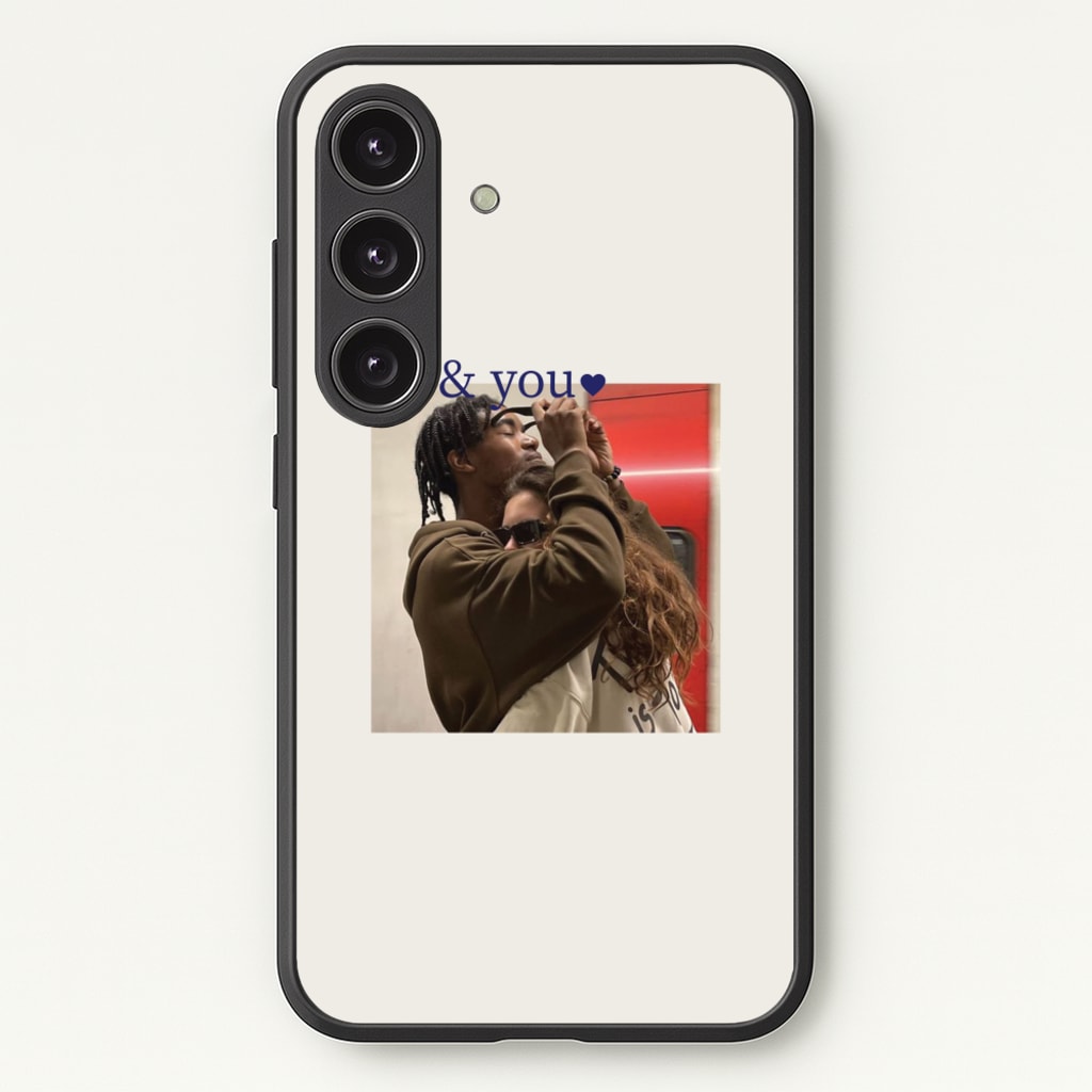 Me And You - Personalised Couples  - Personalised Valentine's Day Phone Case for Galaxy S24