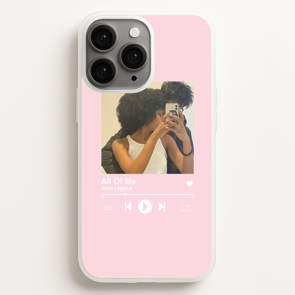 Album Cover - Personalised Couples  - Personalised Valentine's Day Phone Case for iPhone 16 Pro Max