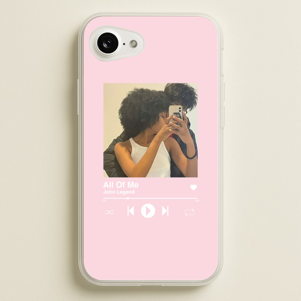 Album Cover - Personalised Couples  - Personalised Valentine's Day Phone Case for iPhone 16e