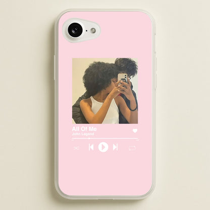 Album Cover - Personalised Couples  - Personalised Valentine's Day Phone Case for iPhone 16e