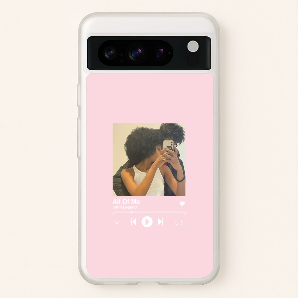Album Cover - Personalised Couples  - Personalised Valentine's Day Phone Case for Google Pixel 8 Pro