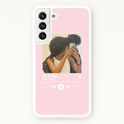 Album Cover - Personalised Couples  - Personalised Valentine's Day Phone Case for Galaxy S22 Plus