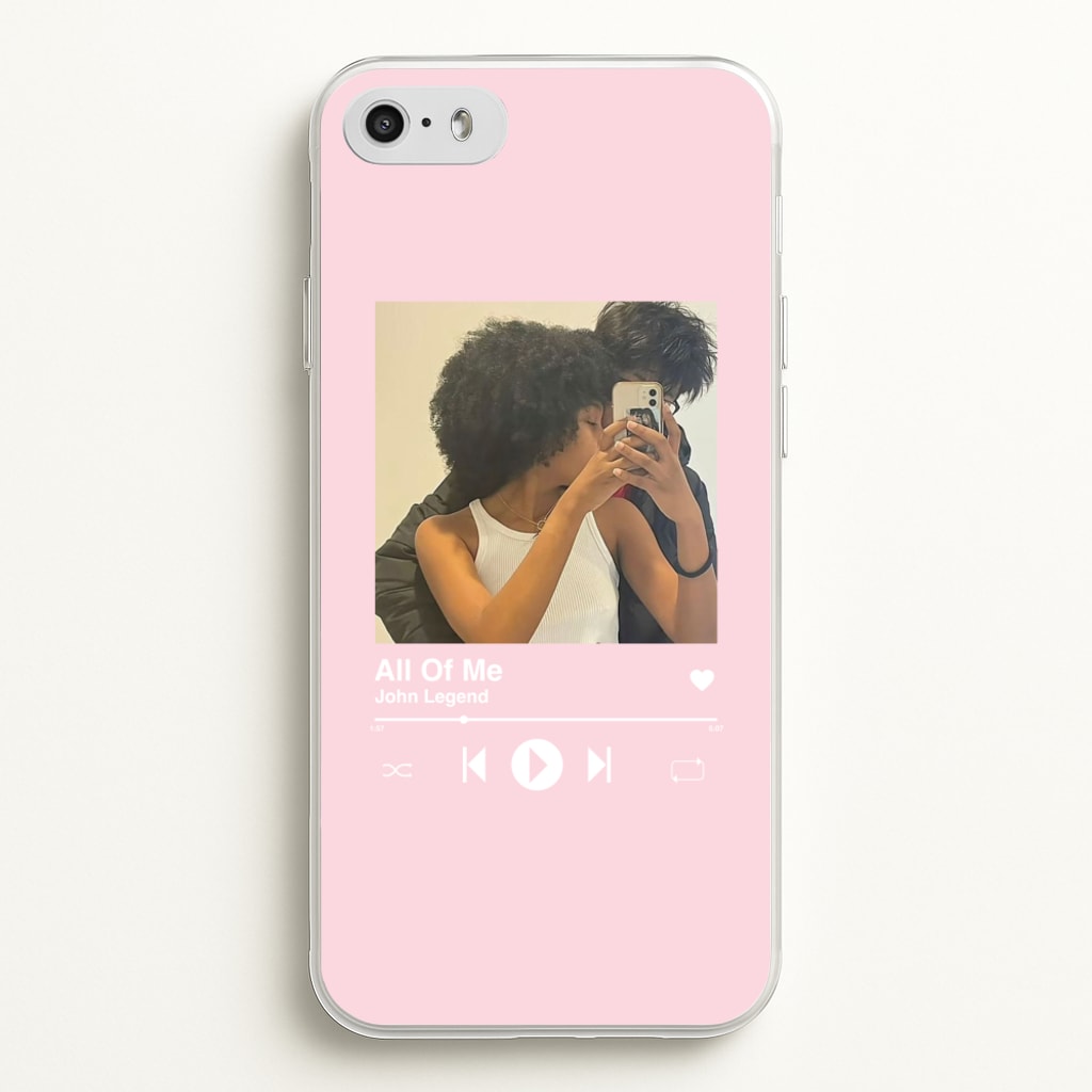 Album Cover - Personalised Couples  - Personalised Valentine's Day Phone Case for iPhone 5 / 5s / SE 2016