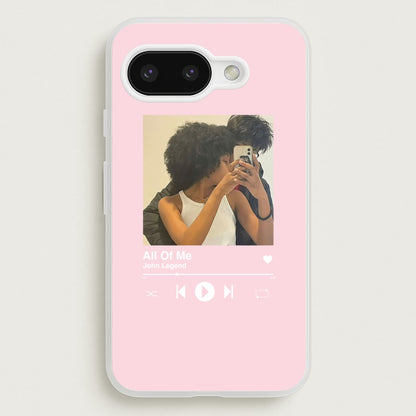 Album Cover - Personalised Couples  - Personalised Valentine's Day Phone Case for Google Pixel 9a