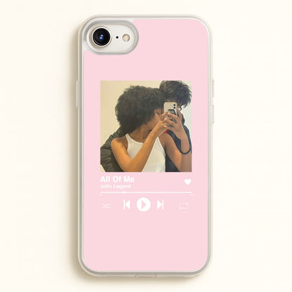 Album Cover - Personalised Couples  - Personalised Valentine's Day Phone Case for iPhone 6 / 7 / 8 / SE