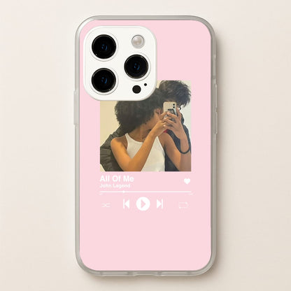 Album Cover - Personalised Couples  - Personalised Valentine's Day Phone Case for iPhone 14 Pro