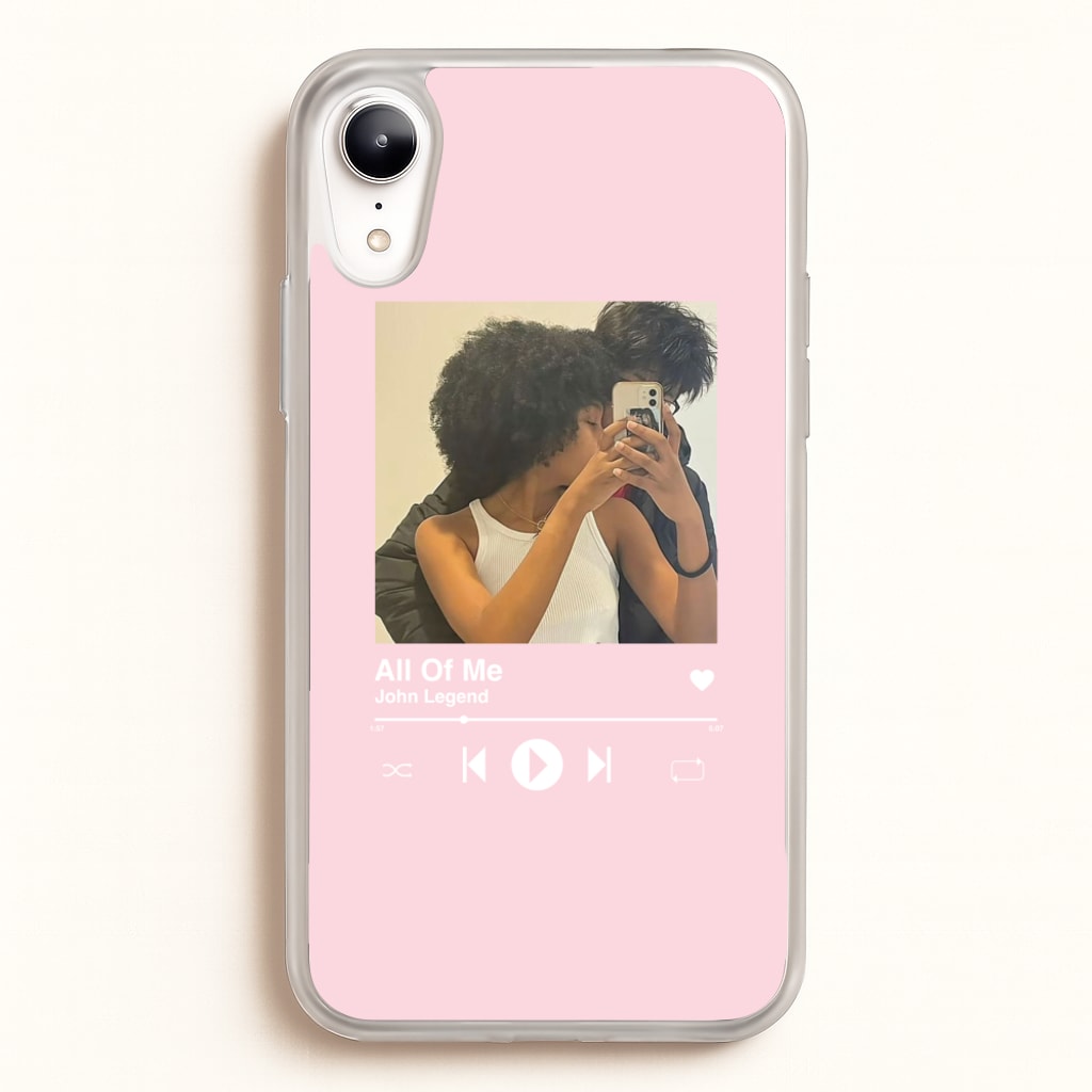 Album Cover - Personalised Couples  - Personalised Valentine's Day Phone Case for iPhone XR