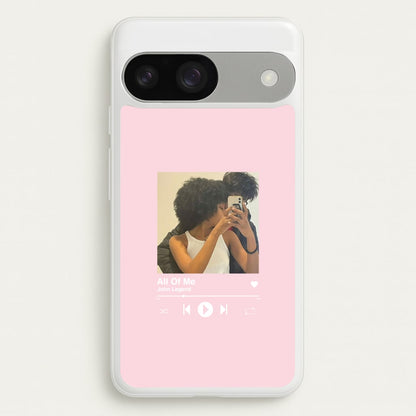 Album Cover - Personalised Couples  - Personalised Valentine's Day Phone Case for Google Pixel 9 / 9 Pro