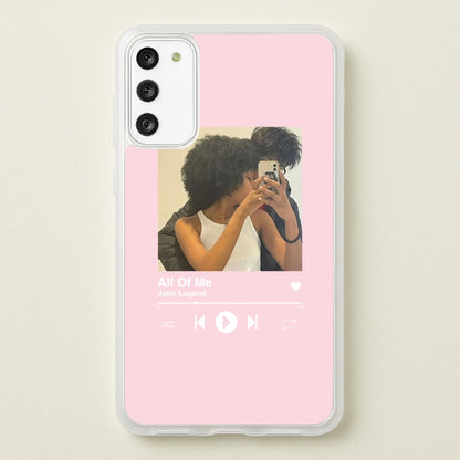 Album Cover - Personalised Couples  - Personalised Valentine's Day Phone Case for Galaxy S20FE