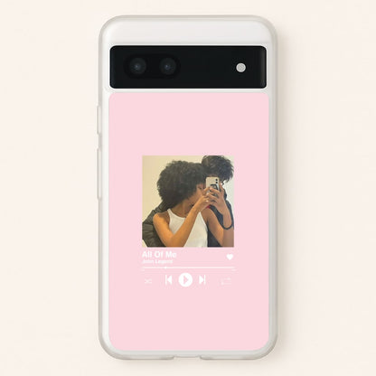 Album Cover - Personalised Couples  - Personalised Valentine's Day Phone Case for Google Pixel 7a