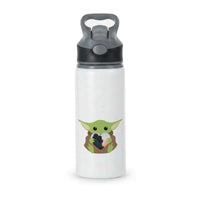 Baby Yoda - Personalised Couples Active Water Bottle