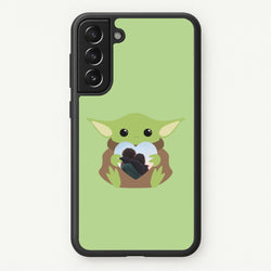 Baby Yoda - Personalised Couples  - Personalised Valentine's Day Phone Case for Galaxy S21 Plus
