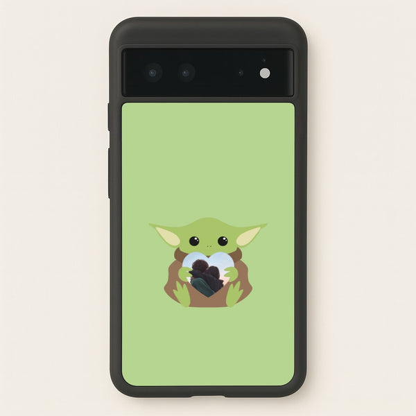 Baby Yoda - Personalised Couples  - Personalised Valentine's Day Phone Case for Google Pixel 6