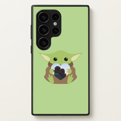 Baby Yoda - Personalised Couples  - Personalised Valentine's Day Phone Case for Galaxy S24 Ultra