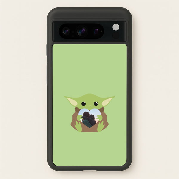 Baby Yoda - Personalised Couples  - Personalised Valentine's Day Phone Case for Google Pixel 8 Pro