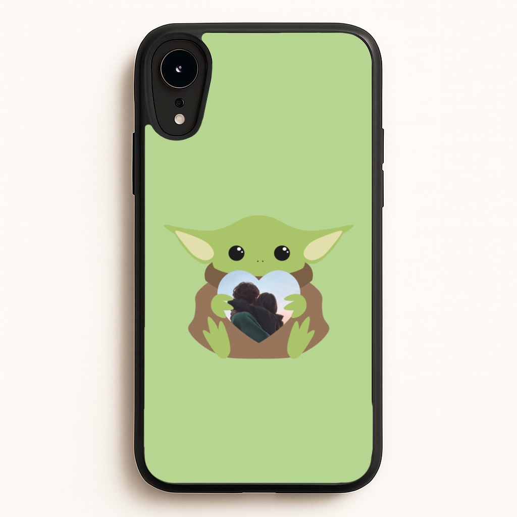Baby Yoda - Personalised Couples  - Personalised Valentine's Day Phone Case for iPhone XR