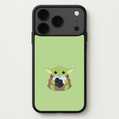 Baby Yoda - Personalised Couples Phone Case for iPhone 17 Pro