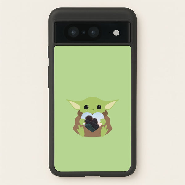 Baby Yoda - Personalised Couples  - Personalised Valentine's Day Phone Case for Google Pixel 8