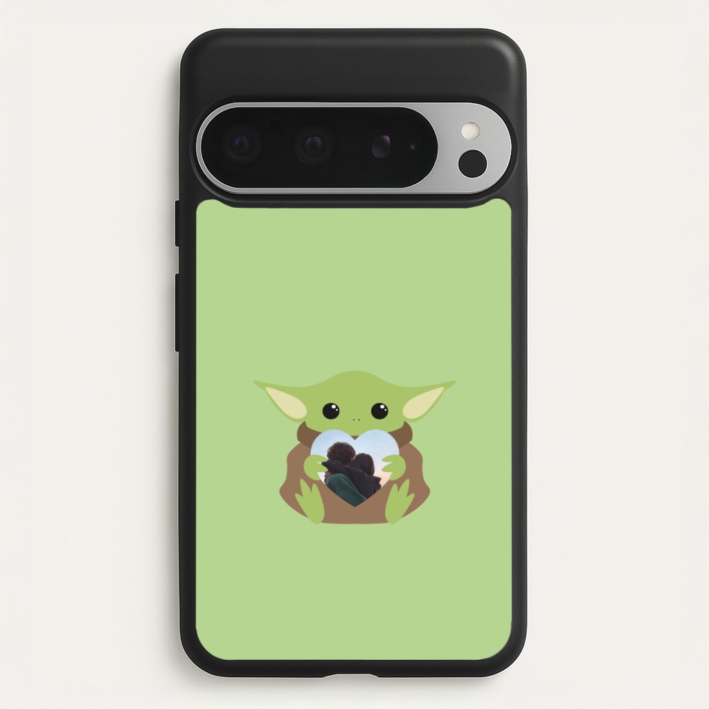 Baby Yoda - Personalised Couples  - Personalised Valentine's Day Phone Case for Google Pixel 9 Pro XL
